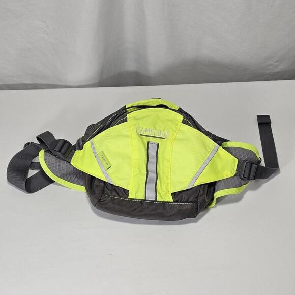 Camelbak Flashflo Hydration Fanny Pack Hiking Waist Pack Neon Yellow No Bladder - Picture 2 of 7